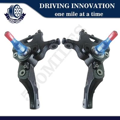 New Front Steering Knuckles for Ford 1998 - 2009 Explorer Mercury Mountaineer x2 Foto 1 de 4