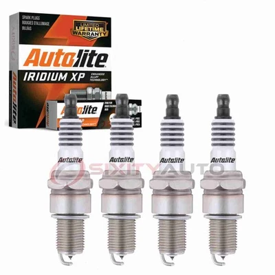 4 pc Autolite Iridium XP Spark Plugs for 1987-1988 Nissan Pathfinder 2.4L L4 qt - Image 1 of 4