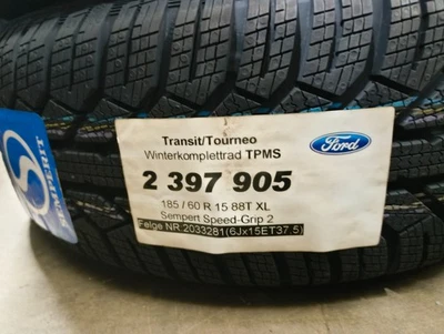 Original Transit/Tourneo ab 2014Winterkomplettrad mit TPMS 185/60 R15 88TXL25/20 - Bild 1 von 4