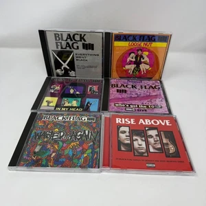 Black Flag - Everything Went/Loose/In My Head/10 1/2/Wasted/Memphis (6 CD Lot) - Foto 1 di 24
