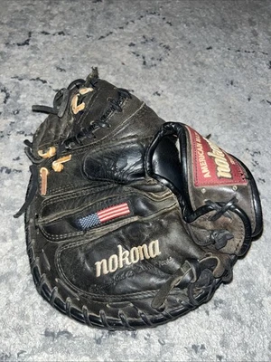 NOKONA 33 Inch Baseball Catchers Mitt /Glove Bloodline BL-3200 American Made - Image 1 of 4