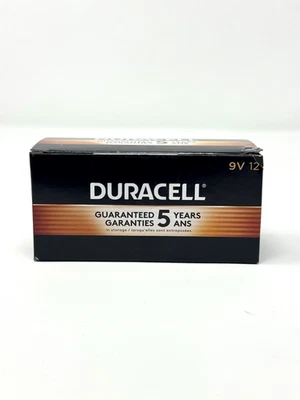 Duracell CopperTop 9V Alkaline Batteries - Pack of 12 (MN1604DBK) - Image 1 of 4