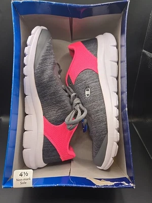 Champion Gusto XT II Zapatos Juveniles Gris/Rosa Talla 4.5 Foto 1 de 4