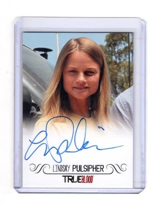 TRUE BLOOD PREMIERE LINDSAY PULSIPHER AUTÓGRAFO CRISTAL DE SANGRAMENTO COMPLETO 2012 - Imagem 1 de 2