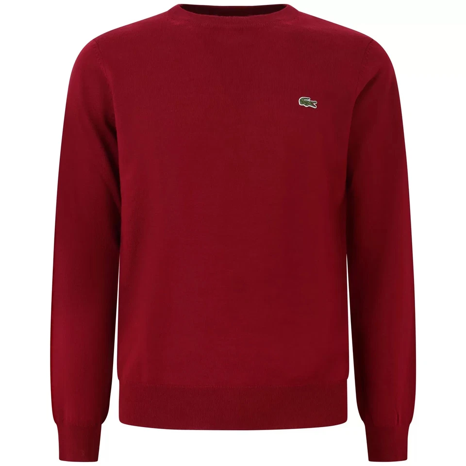 LACOSTE - Maglione bordeaux con mini logo per uomo - Imagen 1 de 1