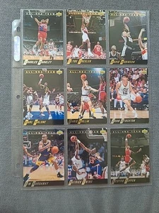 Upper Deck 1992-93 All-NBA Team AN-2 - AN-10 Partial Set. No Jordan. - Picture 1 of 13