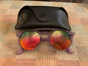 Ray Ban Sunglasses Orange Red Blue Gradient Mirror RB4279 6280/A8 51-21 150 - Imagen 1 de 10