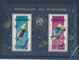 D440437 Burundi S/S MNH International Telecommunications Union Space Satellites - Picture 1 of 1