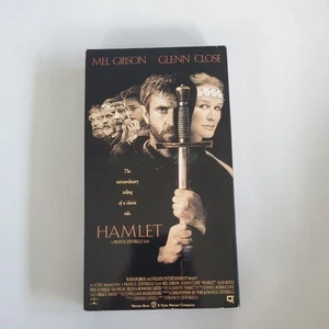 Hamlet VHS Tape 1991 William Shakespeare Mel Gibson Glenn Close Alan Bates  - Bild 1 von 6