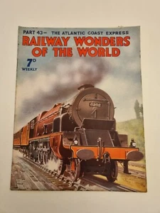 Railway Wonders Of The World Part 43 The Atlantic Coast Express - 22nd Nov 1935 - Imagen 1 de 11