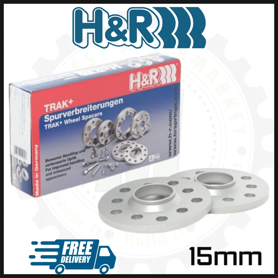 H&R Trak+ 15mm DRM Wheel Spacer Set | Fits 1996-2020 Toyota RAV4  - Image 1 of 2