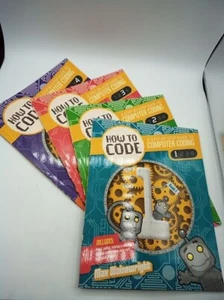 4 BOOK SET - HOW TO CODE A STEP-BY-STEP GUIDE TO COMPUTER CODING ISBN 978- 1 -6 - Picture 1 of 6