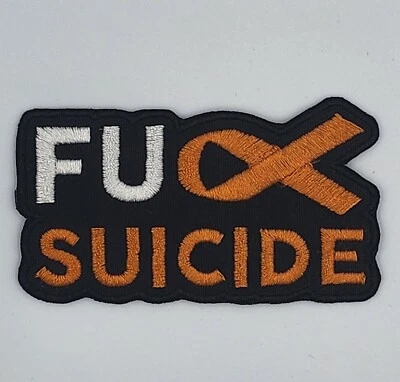 F#ck Suicide AUSTRALIA Harley Davidson Biker Vest Patches Badge Iron Sew On - image 1 of 4