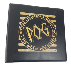 Original The World Pog Federation Album mit 170 Pogs & Mappe Simpsons Disney Coke - Bild 1 von 23