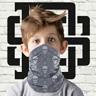 Children's Kid's Face Mask Skulls Bandana Neck Warmer Scarf Snood Birthday Gift