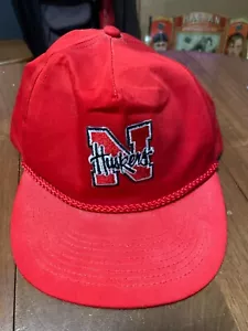Vintage Neraska Cornhuskers rope snapback hat sings fight song still works - Picture 1 of 5