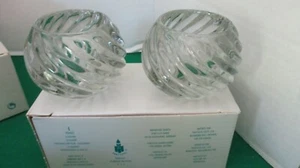 Partylite P0463 ~ 2er Set ~ klare Illusionen Votiv Teelicht Kerzenhalter ~ Neu im Karton - Bild 1 von 4