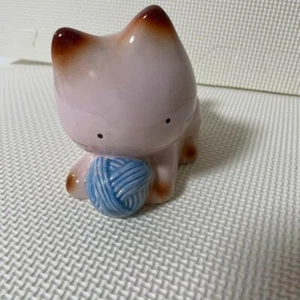Mellow Tune Cat Pottery 1984 Made in Japan Piggy Bank Sanrio Rare kawaii - Picture 1 of 5
