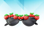 Hawaiian Style Dekorative Sonnenbrillen Nette Strawberry Shaped Eyewear Lustige