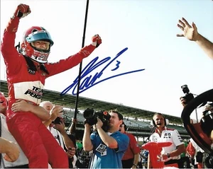 HELIO CASTRONEVES SIGNED 8X10 PHOTO INDY 500 3 TIME WINNER INDIANAPOLIS 2018 - Picture 1 of 1