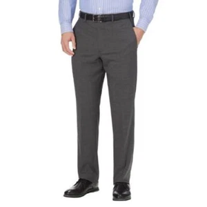 Men JB Britches Dress Pants Flat Front Wool Blend Breathable Lightweight, 36x32 - Picture 1 of 2