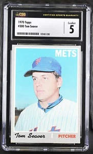 1970 Topps #300 Tom Seaver New York Mets - CSG 5 Ex - Picture 1 of 2