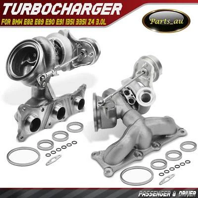 Left & Right Turbocharger for BMW E82 E88 E89 E90 E91 E92 E93 135i 335i Z4 3.0L - image 1 of 4