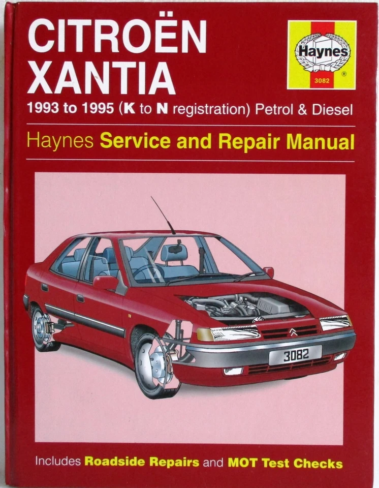 Haynes - Citroen Xantia 1993A 1995 (K Registro) Servicio y Reparacion Manual - Imagen 1 de 4