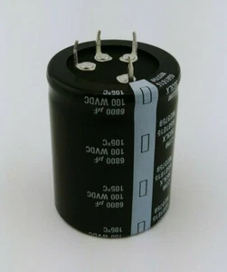 Aluminum Electrolytic Capacitors CDE- 6800uF 100V 20% MFG P/N 383LX682M100N052 - Picture 1 of 8