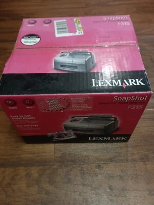 SEALED Lexmark SnapShot P315 Photo Printer 2.5" lcd screen Comes with 4”x6”  - Image 1 of 4