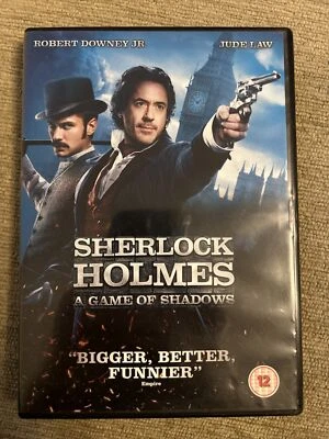 Sherlock Holmes - A Game Of Shadows (DVD, 2012) Robert Downey Jr. Jude Law - Image 1 of 2