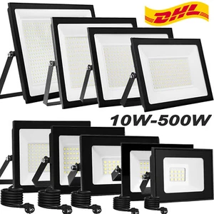 10W 20W 30W 50W 100W 200W 300W 500Watt LED Fluter Außen Strahler Scheinwerfer DE - Bild 1 von 35