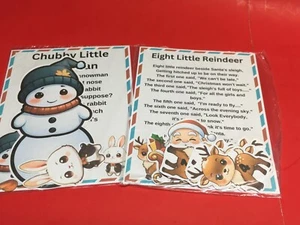 2 Sets - FLANNEL BOARD SET - LAMINATED - FLANNEL FELT STORY and PIECES #7 - Picture 1 of 2