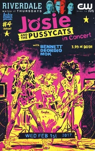 JOSIE AND THE PUSSYCATS [Vol 2] #4 Cover C Variant Michael Walsh Cvr ARCHIE 2017 - Foto 1 di 3