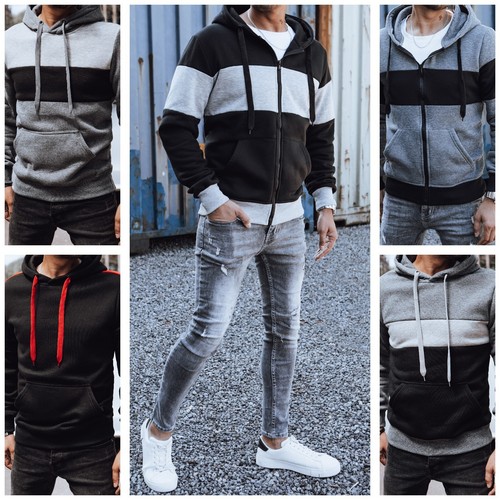 SACAI Felpa con cappuccio uomo felpa sportiva pullover basic DSTREET M 2XL