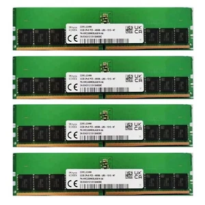 Hynix DDR5 128GB 4X32GB 4800MHz PC5-38400 2RX8 UDIMM Memory Ram HMCG88MEBUA081N - Picture 1 of 5