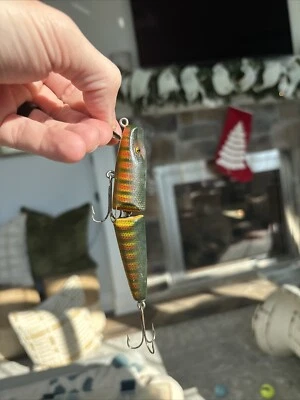 Lucio articulado 2 piezas de madera vintage Abbey & Imbrie "Go-Getter" "Gold Digger" Foto 1 de 4