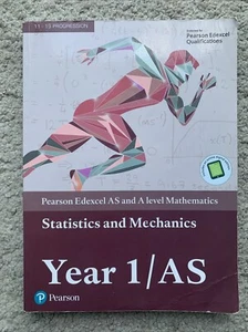 Pearson Edexcel AS and A level Mathematics Statistics & Mechanics Year 1 / AS - Picture 1 of 4