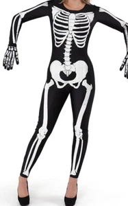 Disfraz de Halloween Spooktacular Creations Mujer Adulta Brilla en D Esqueleto Oscuro S - Imagen 1 de 5