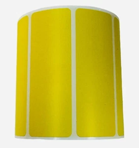 3.5 X 1.25 Direct Thermal Zebra 450 Rollo Printer Labels 1000 Yellow - Picture 1 of 6