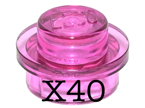 Lego 1x1 Plate Round Dots Mosaic You Choose Colors and Qty Trans Colors also NEW - Image 1 of 2