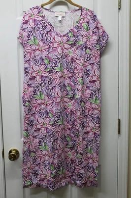 Stan Herman Algodón Rayón Caftán con Bolsillos-Baya-Pequeño-A392408-NUEVO Foto 1 de 2