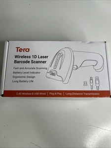 Tera scanner di codici a barre wireless modello senza fili 5100 1D/laser USB 2.0 - Foto 1 di 5