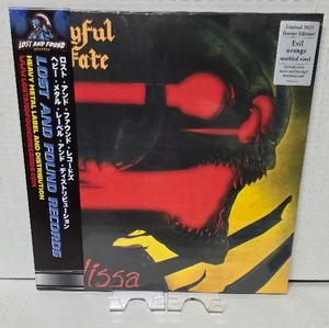 Mercyful Fate-Melissa LP new orange marbled  Metal Blade Germany w/promo obi - Picture 1 of 2