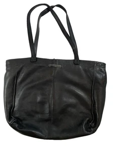 RUGBY NORTH AMERICA echt Vintage Distressed Leder Beuteltasche Tasche LESEN - Bild 1 von 19