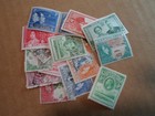 Collection lot 15 different stamps of old Basutoland