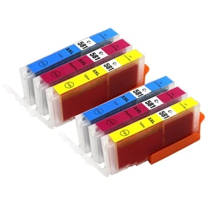 6 C/M/Y Tintenpatronen Drucker für Canon PIXMA TS6150, TS6350, TS8152, TS8350 - Bild 1 von 6