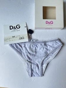 Dolce & Gabbana junior underwear girls with logo BNIB size 5 - Picture 1 of 8