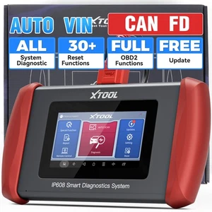 XTOOL IP608 Auto OBD2 Scanner Diagnostic Tool Full System CAN FD Free Update - Picture 1 of 9