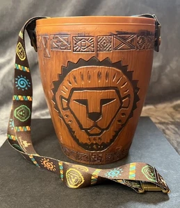 Disney Parks Animal Kingdom König der Löwen Simba Trommel Popcorn Eimer + Gurt - Bild 1 von 6